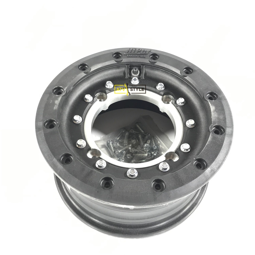 Диск карбоновый передний 10" 4x156 с бедлоком 1050-YPF-SBL-BK