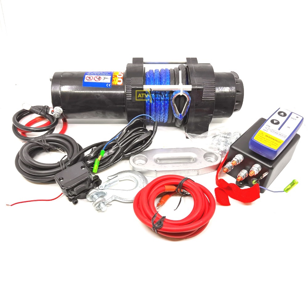 Лебедка 4500 для квадроцикла с к-том радиоуправления Dahua Winch DH4500D-1S