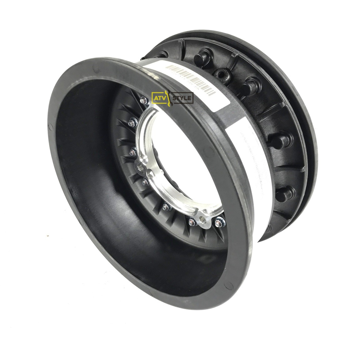Диск карбоновый передний 10" 4x156 с бедлоком 1050-YPF-SBL-BK