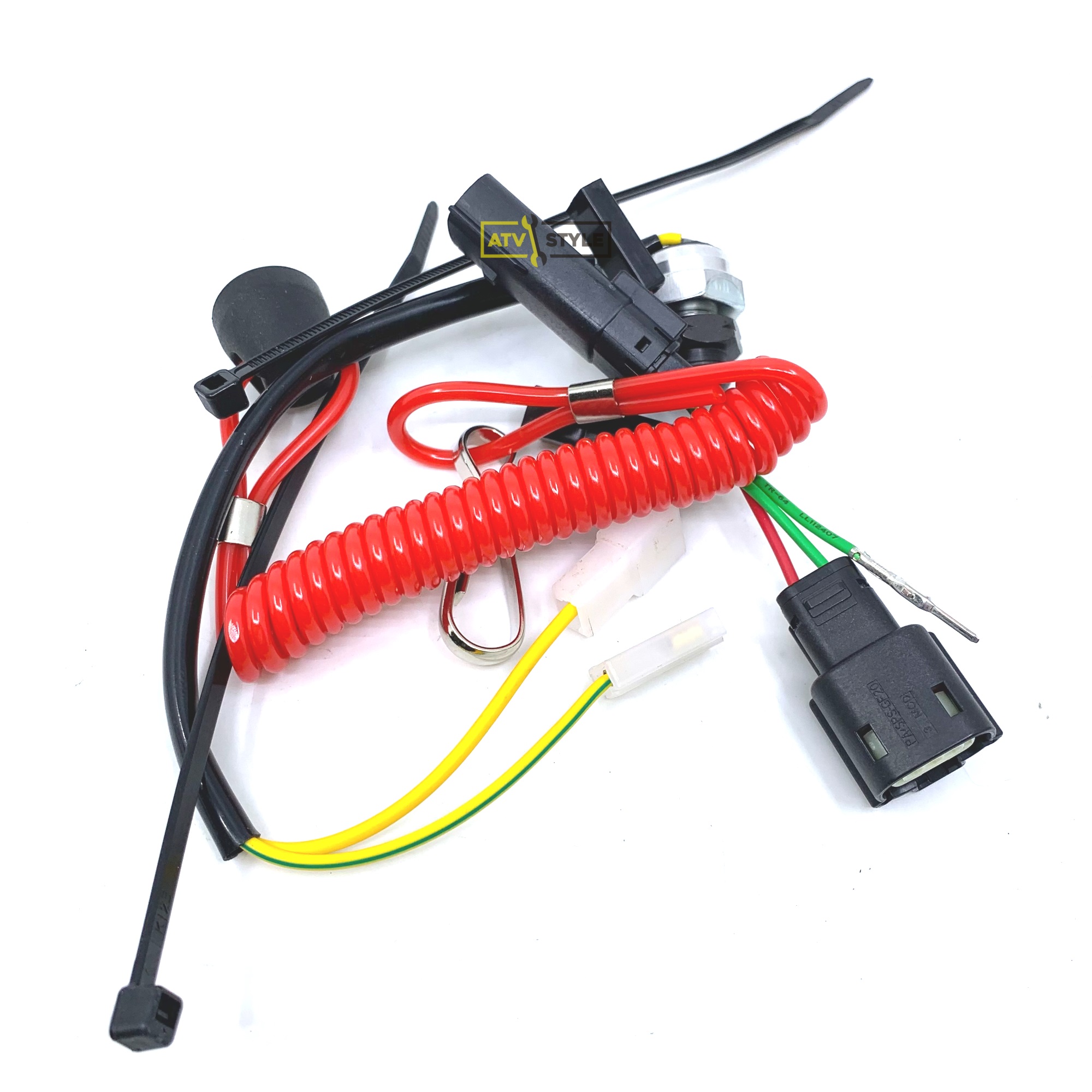 Кнопка аварийной остановки двигателя в сборе с чекой Arctic Cat SM-01555 ( 5639-860 )