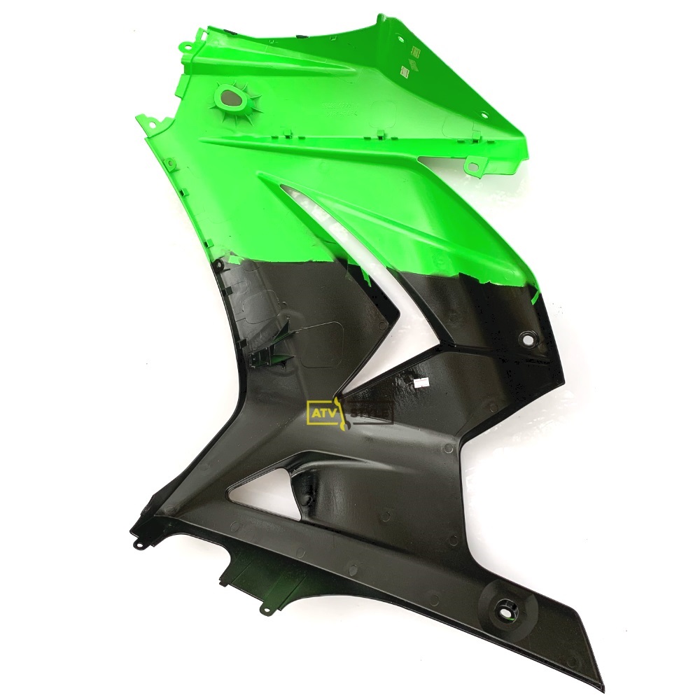 Обтекатель боковой правый черно-зеленый Kawasaki EX250KBFA 55054-5125-774