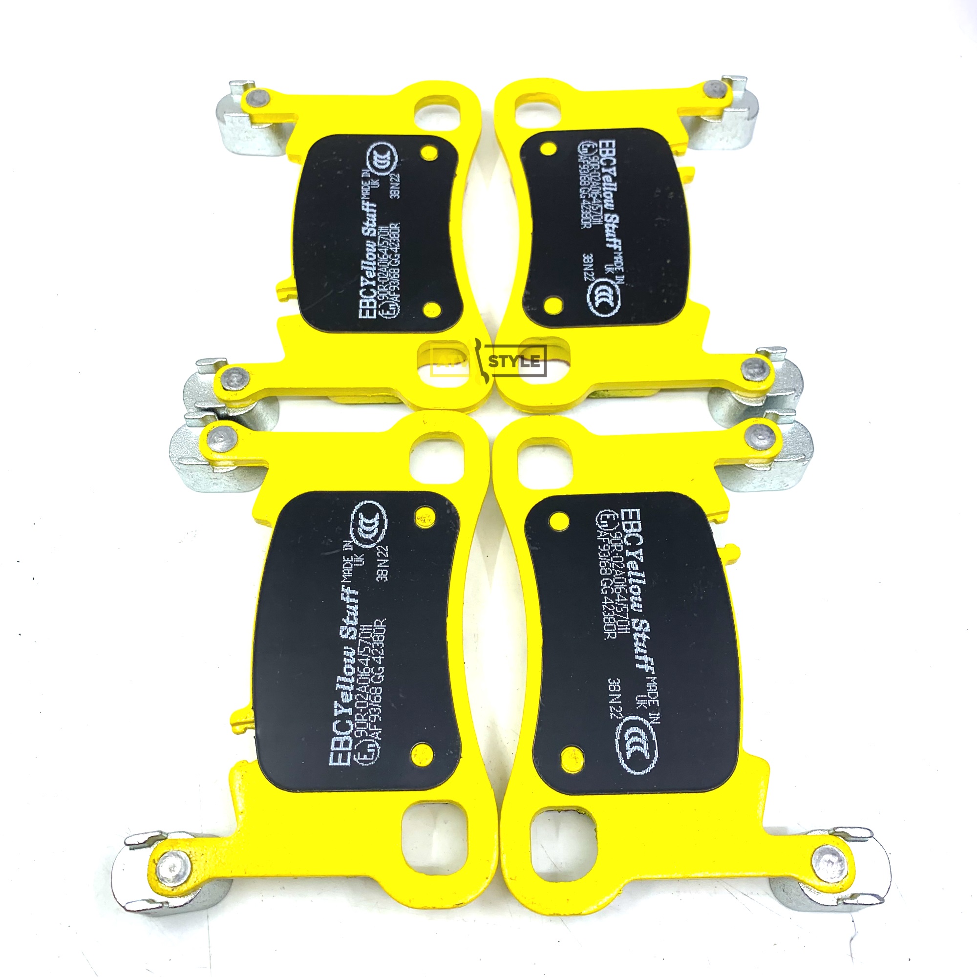 Тормозные колодки EBC Yellowstuff DP42380R