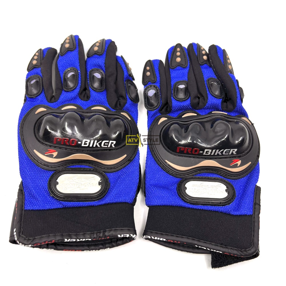 Перчатки мотоциклетные синие Pro-Biker размер XL MCS-01C_BLUE_XL