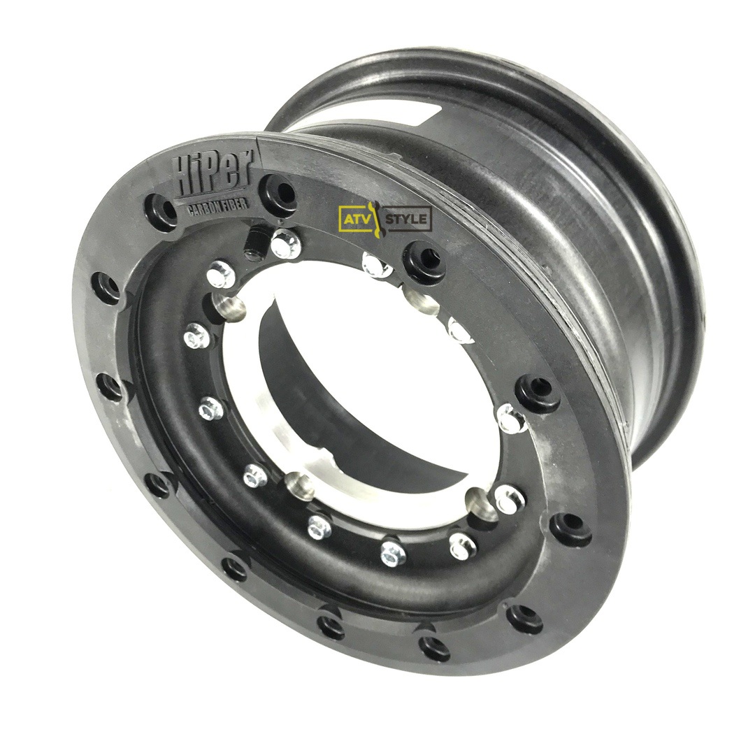 Диск карбоновый передний 10" 4x156 с бедлоком 1050-YPF-SBL-BK