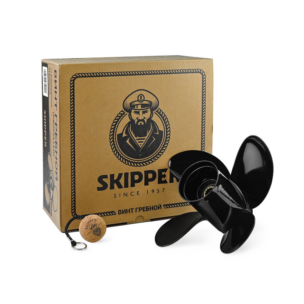 Винт гребной алюминиевый Skipper для Suzuki 40-60 4x10.6"x12" SK3037-4106-12