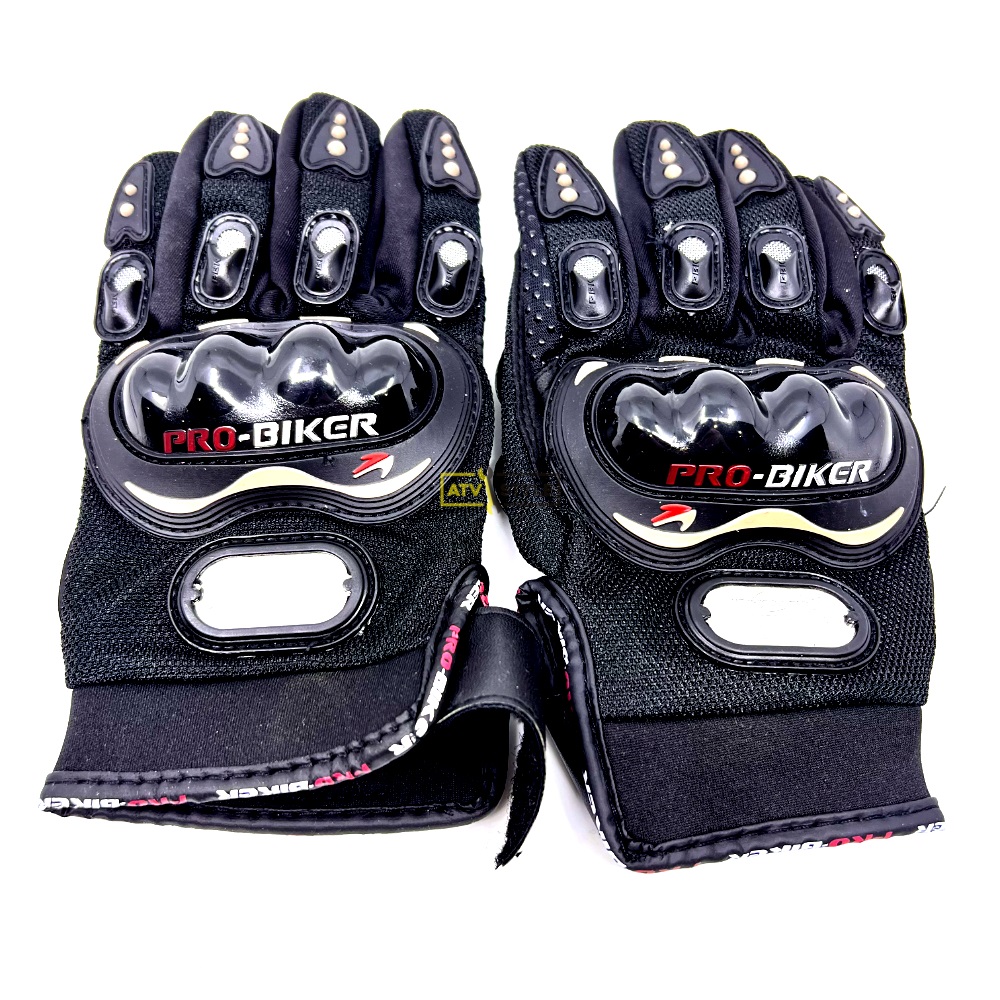 Перчатки мотоциклетные черные Pr-Biker размер XL MCS-01C_BLack_XL