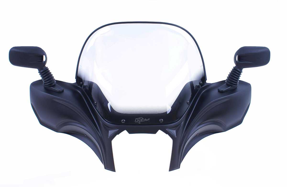 Стекло ветровое Vip Air PS-09 Polaris Sportsman XP матовое черное 51950-950-090