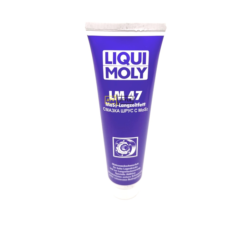 Смазка ШРУСа с дисульфидом молибдена LM 47 Langzeitfett + MoS2 0,1кг LiquiMoly 1987