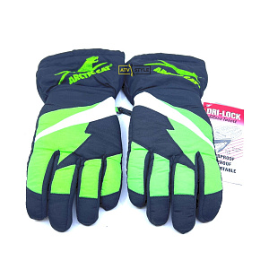 Перчатки зимние, зеленые ,   детские Arctic Cat , размер S 5242-071