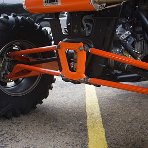 Задние изогнутые нижние рычаги красные HMF для Polaris RZR1000XP