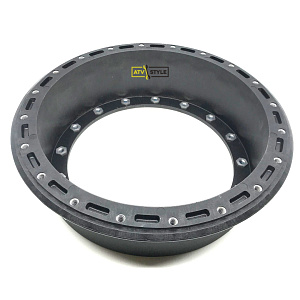 Наружный обод 4" под бедлок  диска Hiper 14" 1480-KBKB5-44-DBL-BK-BL-1440-1-V