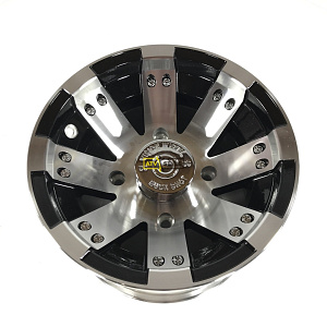 Диск колесный VISION WHEEL BUCK SHOT серебристо-черный 12" 4х136 158-127136M4