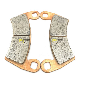 Тормозные колодки металлизированная синтетика 120.5 x 57.5 x 8mm FA452R
