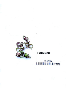 Комплект хомутов Forzoni FS-2005 10мм (10шт)