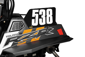 Задние площадки для наклейки номеров Maier Polaris RZR900XP