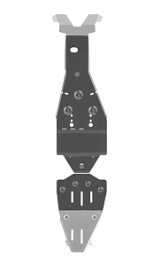 Защита днища Storm для POLARIS Sportsman 850/550 Touring/X2 11-15 AL 4 мм