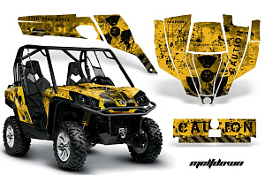 Графика AMR Meltdown ( желтая) для Can Am Commander