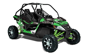 Графика AMR Racing Street Star (зелено-черная) для Arctic Wildcat