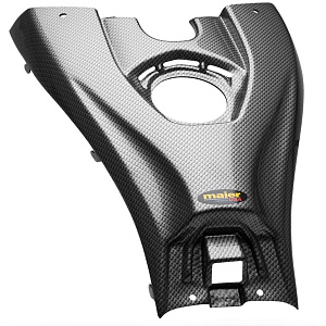 Пластик бензобака серый карбон Maier Yamaha YFZ 450R 19013-30