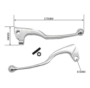 Комплект универсальных ручек сцепления и тормоза 8.5mm Forzoni FS-4001 YZ80, YZ125, TW200