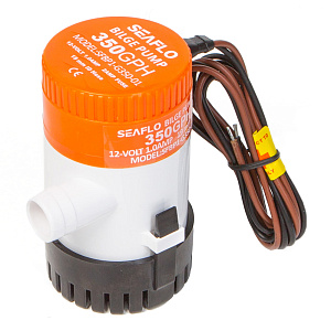 Помпа водооткачивающая SeaFlo трюмная, 12V 350 галлон/час, патрубок 19 мм sfbp1-g350-01