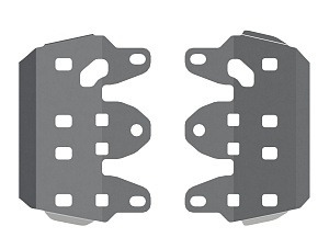 Защита порогов для YAMAHA Grizzly 700/550, 2 007-2 014, , AL 4 мм