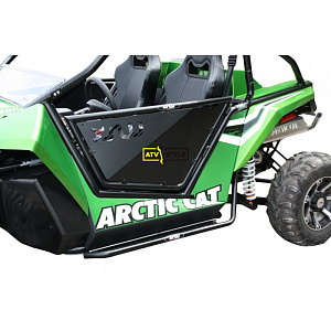 Двери алюминиевые черные для Arctic Cat Wildcat 110150501PR