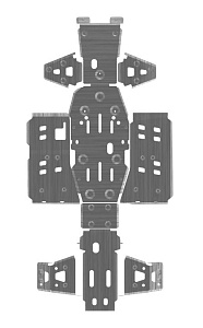 Полный комплект защиты Storm для STELS 600GT/700GT/800GTmax/800GTmax AL 4 мм
