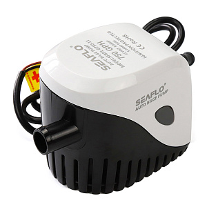 Помпа водооткачивающая автоматическая SeaFlo трюмная, 12V 750 галлон/час, патрубок 19 мм sfbp1-g750-11