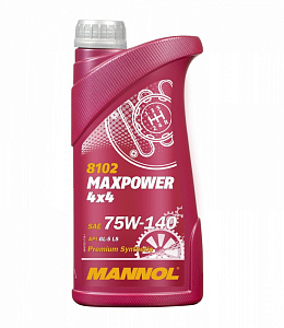 Масло трансмиссионное синтетическое GL-5 75W140 ( 1л ) 8102