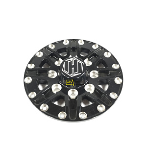 Центральная часть диска Hiper 12" 4х110 / 4х115 черная со встроенным колпаком CS-YBK03-12