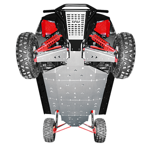 Защита днища алюминиевая (комплект)  XRW для Polaris RZR900XP 4