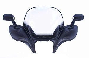 Стекло ветровое Vip Air PS-09 Polaris Sportsman XP матовое черное 51950-950-090