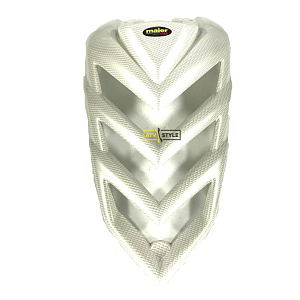 Пластик радиатора белый карбон Maier Yamaha Raptor 700 06-11 18981-31