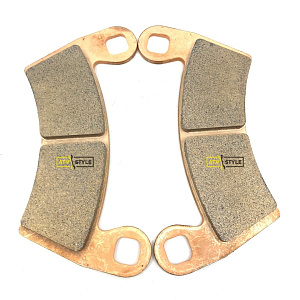 Колодки тормозные передние (для Turbo,RS1 - задние) EBC 121 x 57 x 8mm FA656R