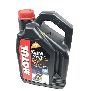 Масло снегоходное Motul 4Т SNOWPOWER 4T 0W40 ( 4л ) 105892