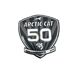 Эмблема "Arctic Cat 50th  Anniversary" черная 9611-399