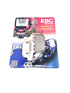 Тормозные колодки EBC Double-H 86 x 40 x 10.5mm FA140HH