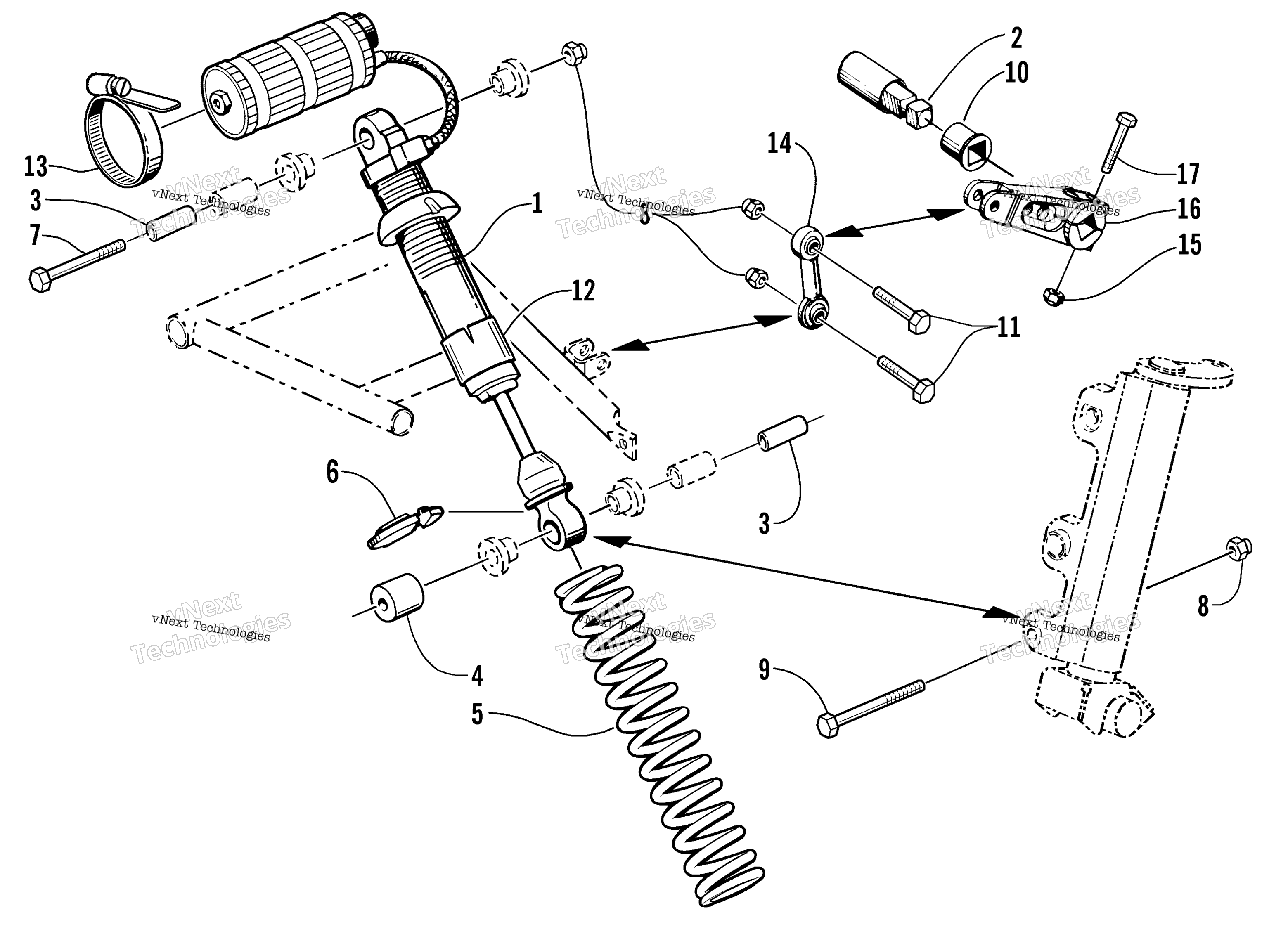 Амортизатор Absorber And Sway Bar Assembly