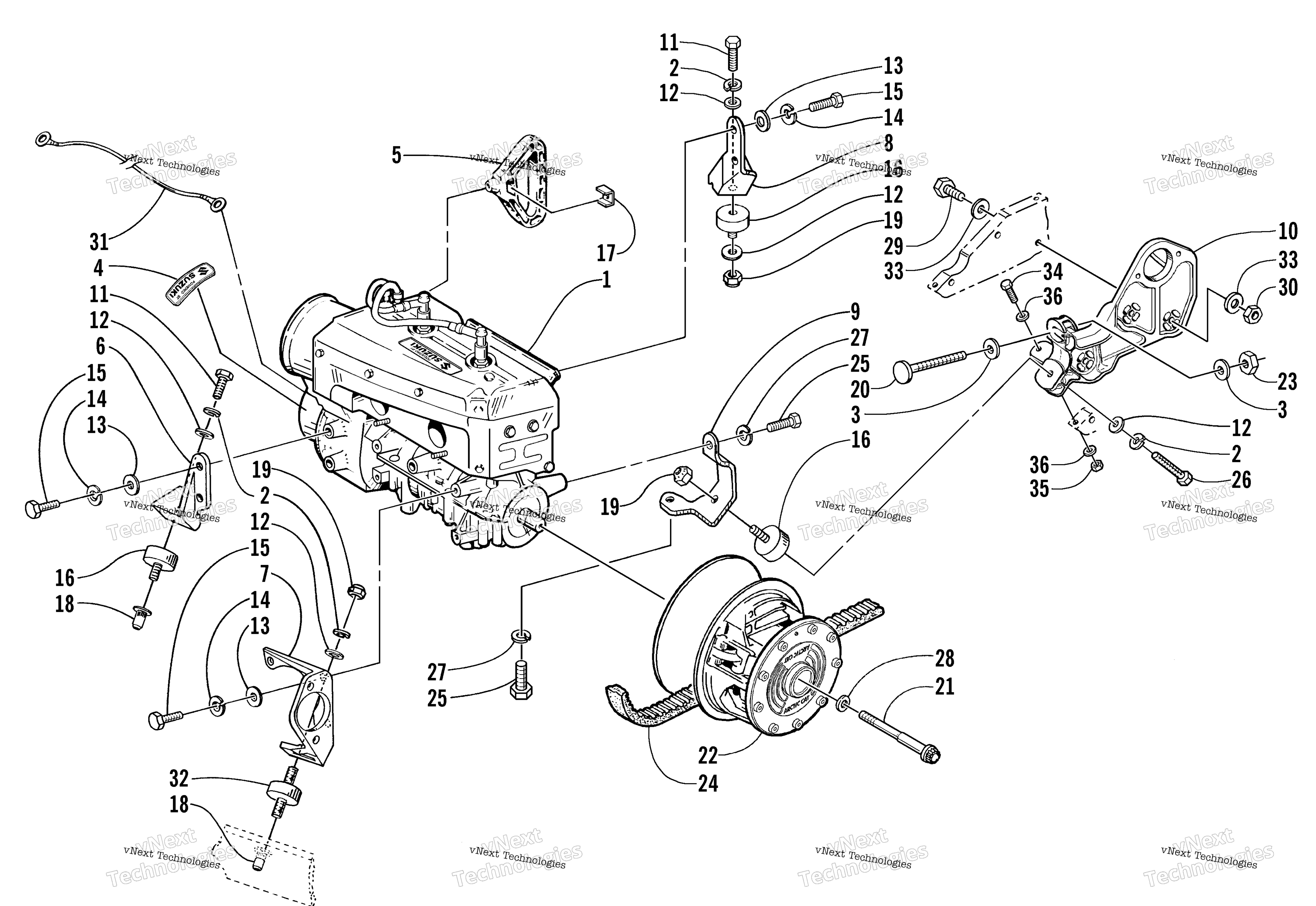Двигатель And Related Parts