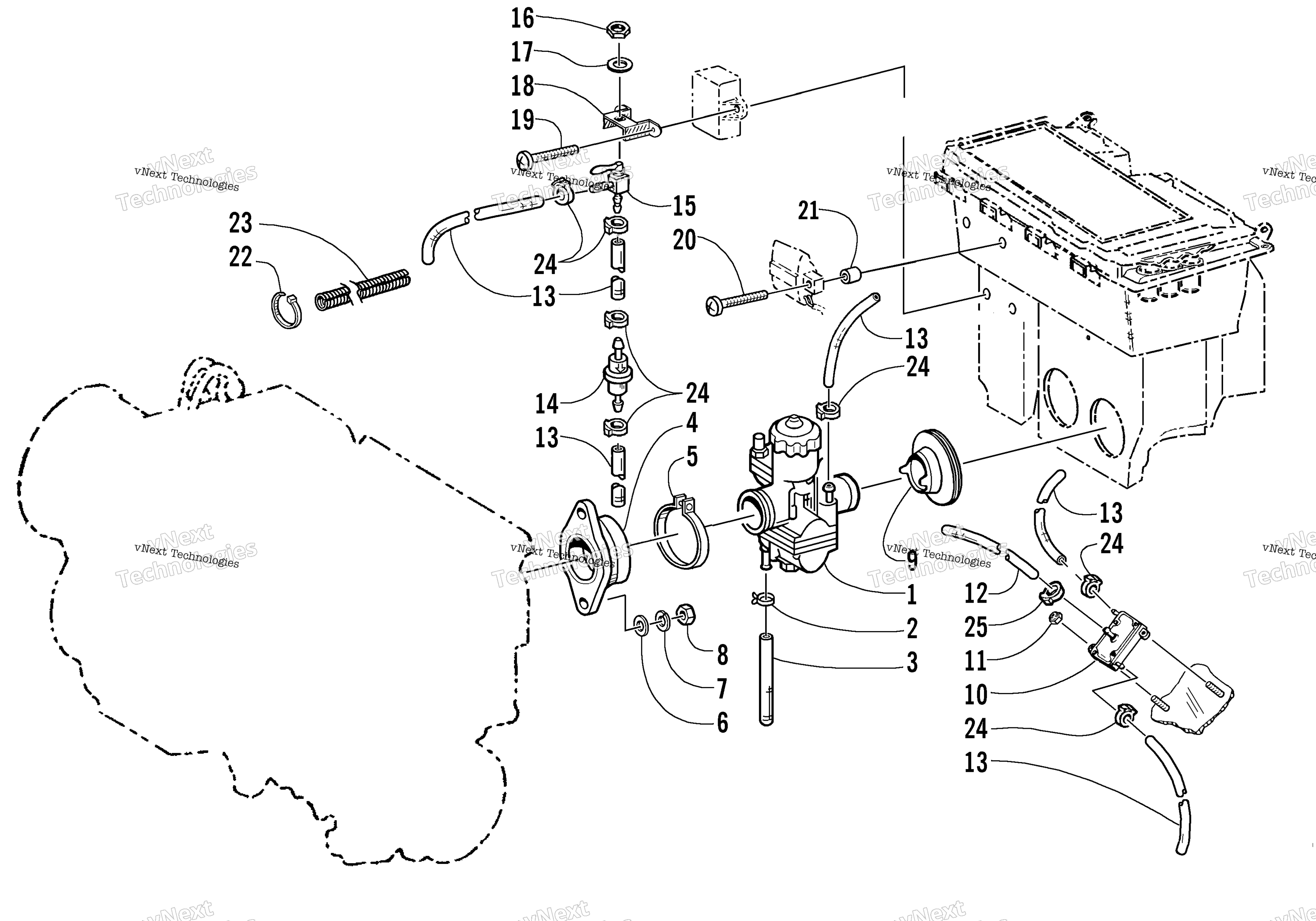 Карбюратор And Fuel Pump Assembly