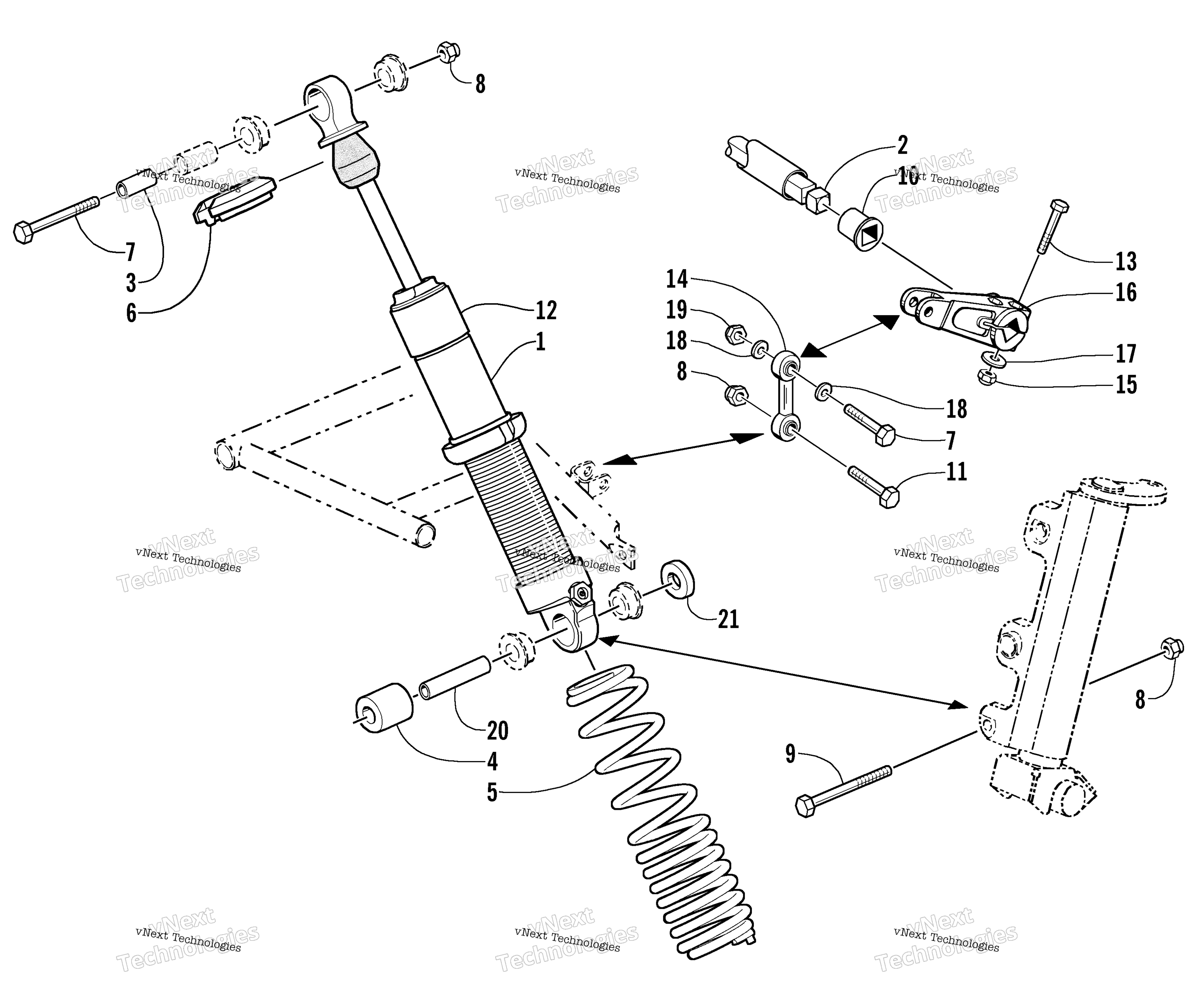 Амортизатор Absorber And Sway Bar Assembly