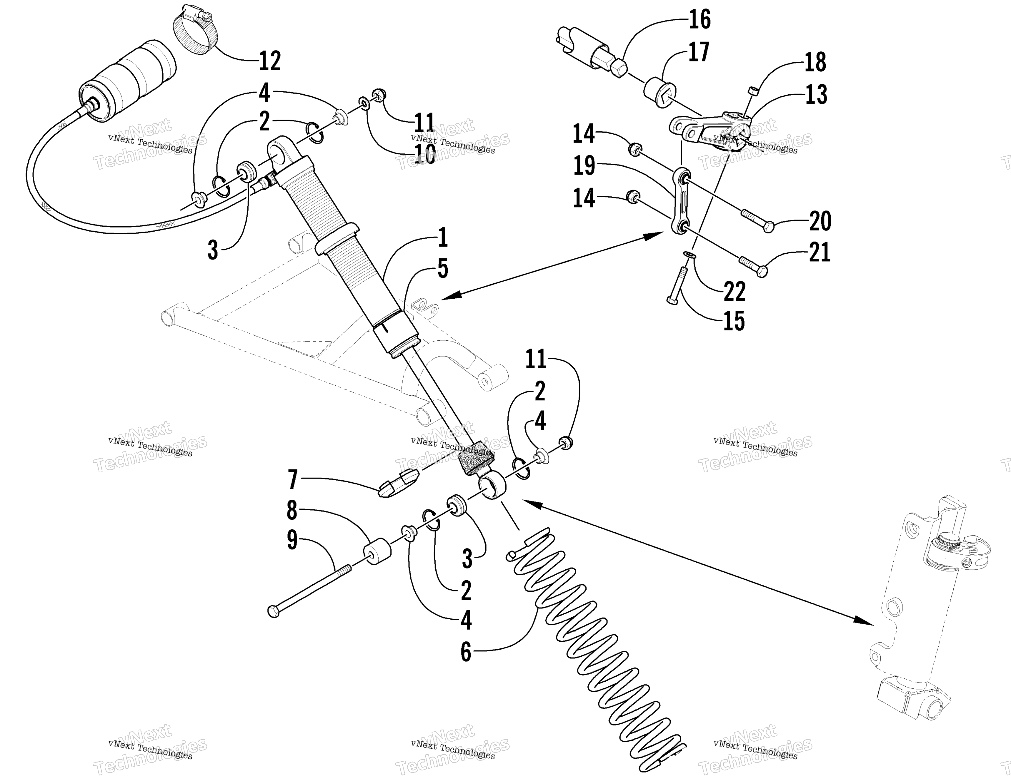 Амортизатор Absorber And Sway Bar Assembly
