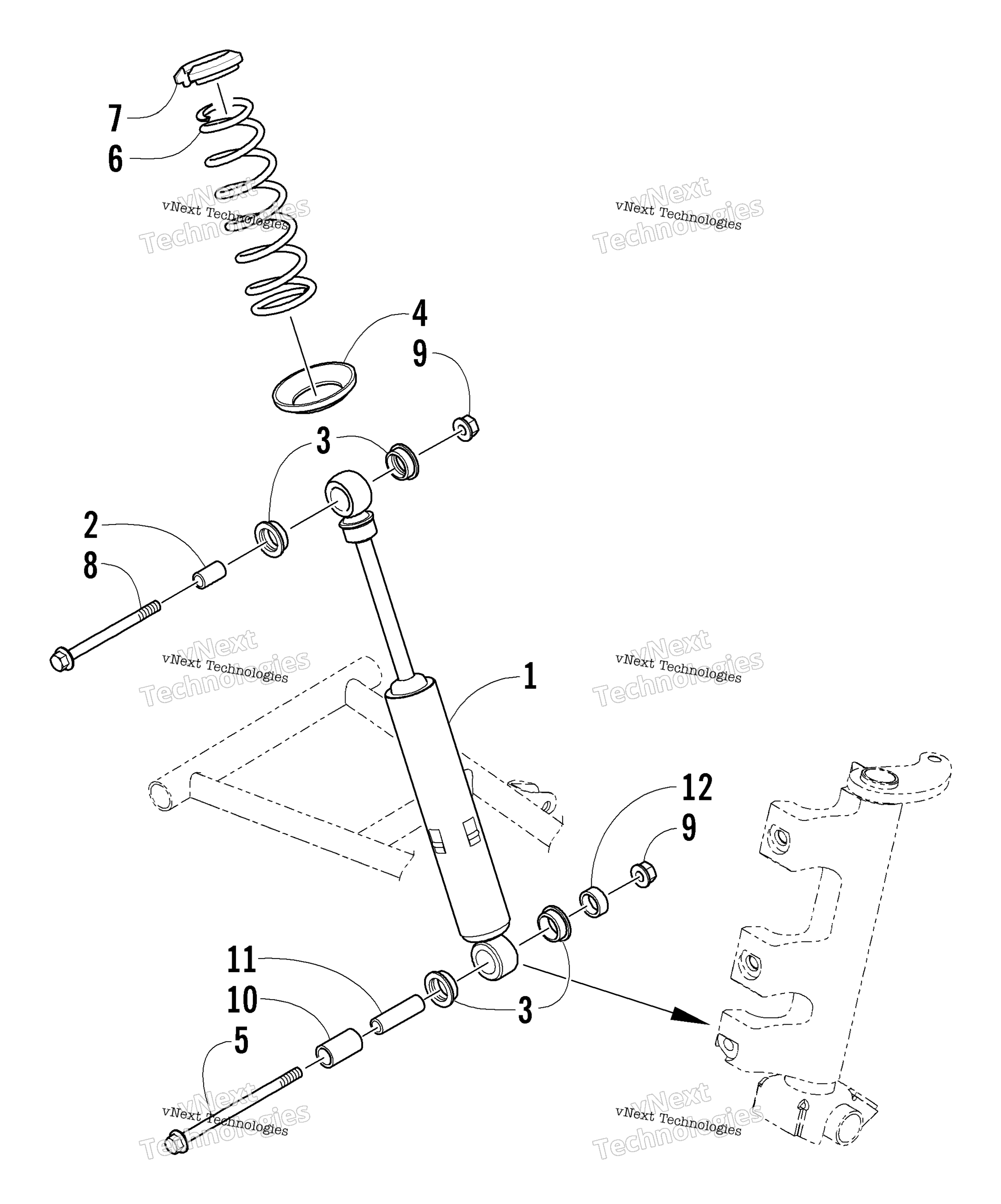 Амортизатор Absorber Assembly