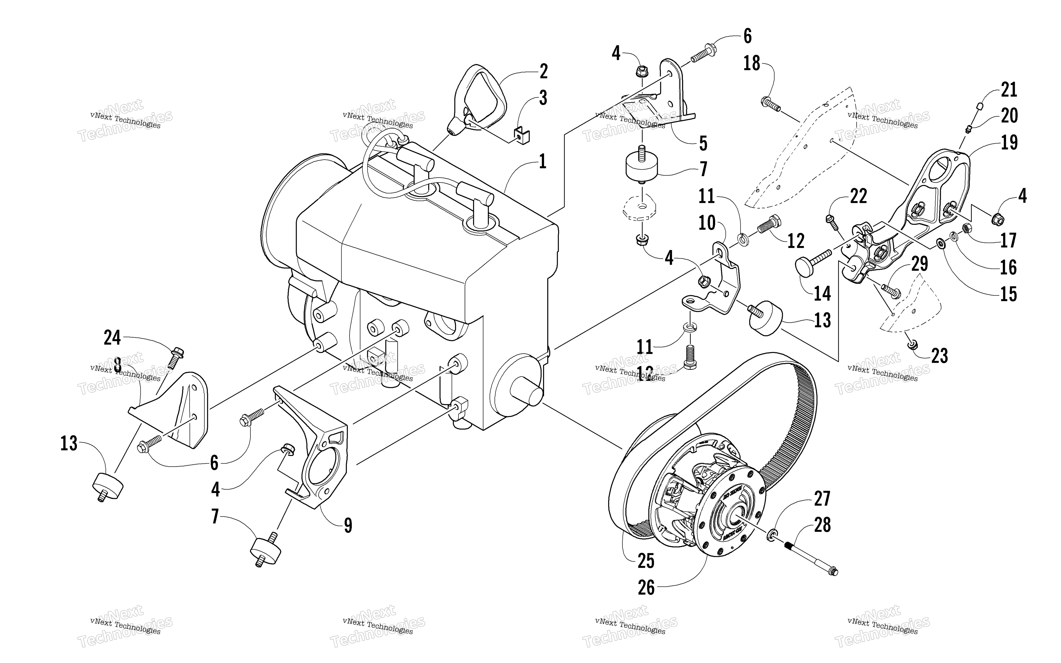 Двигатель And Related Parts