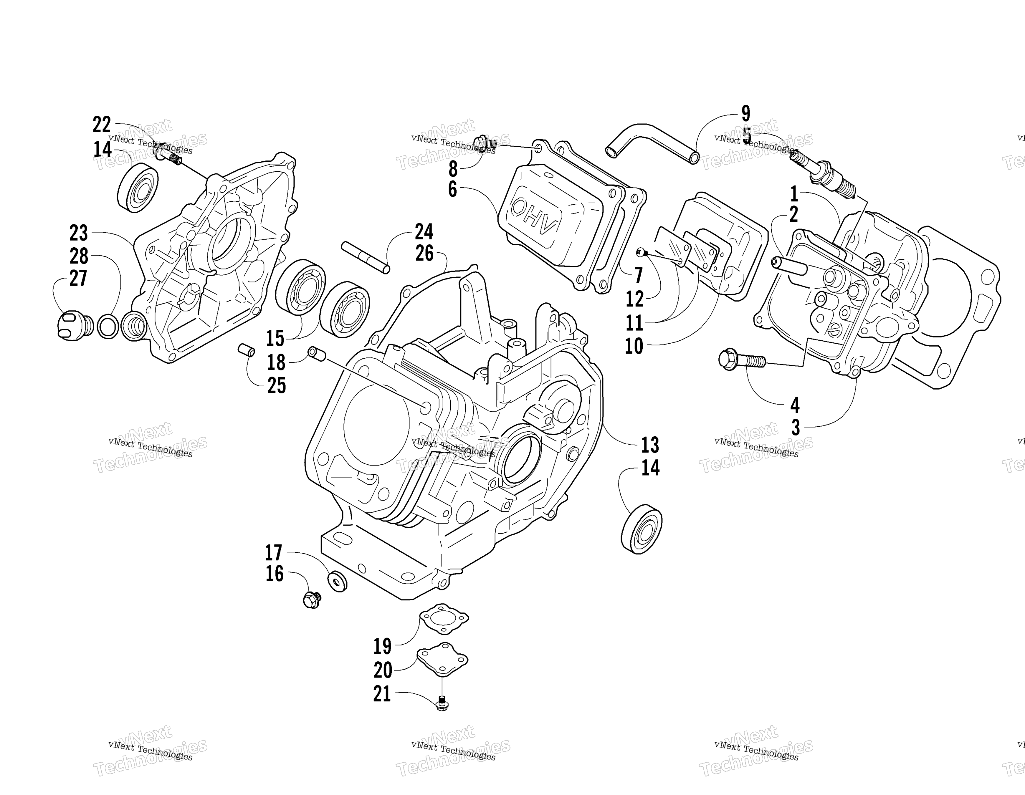 Цилиндр And Crankcase