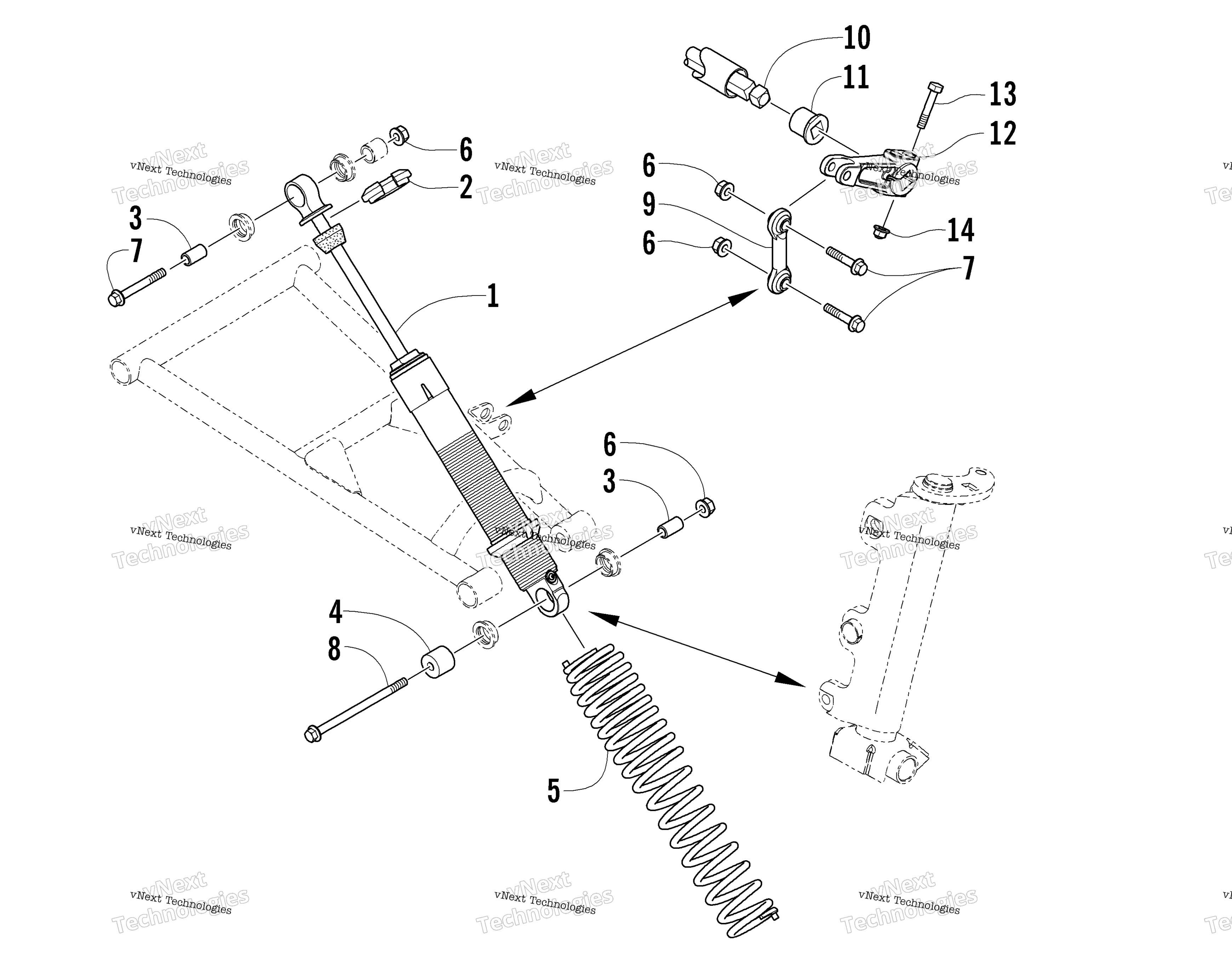 Амортизатор Absorber And Sway Bar Assembly
