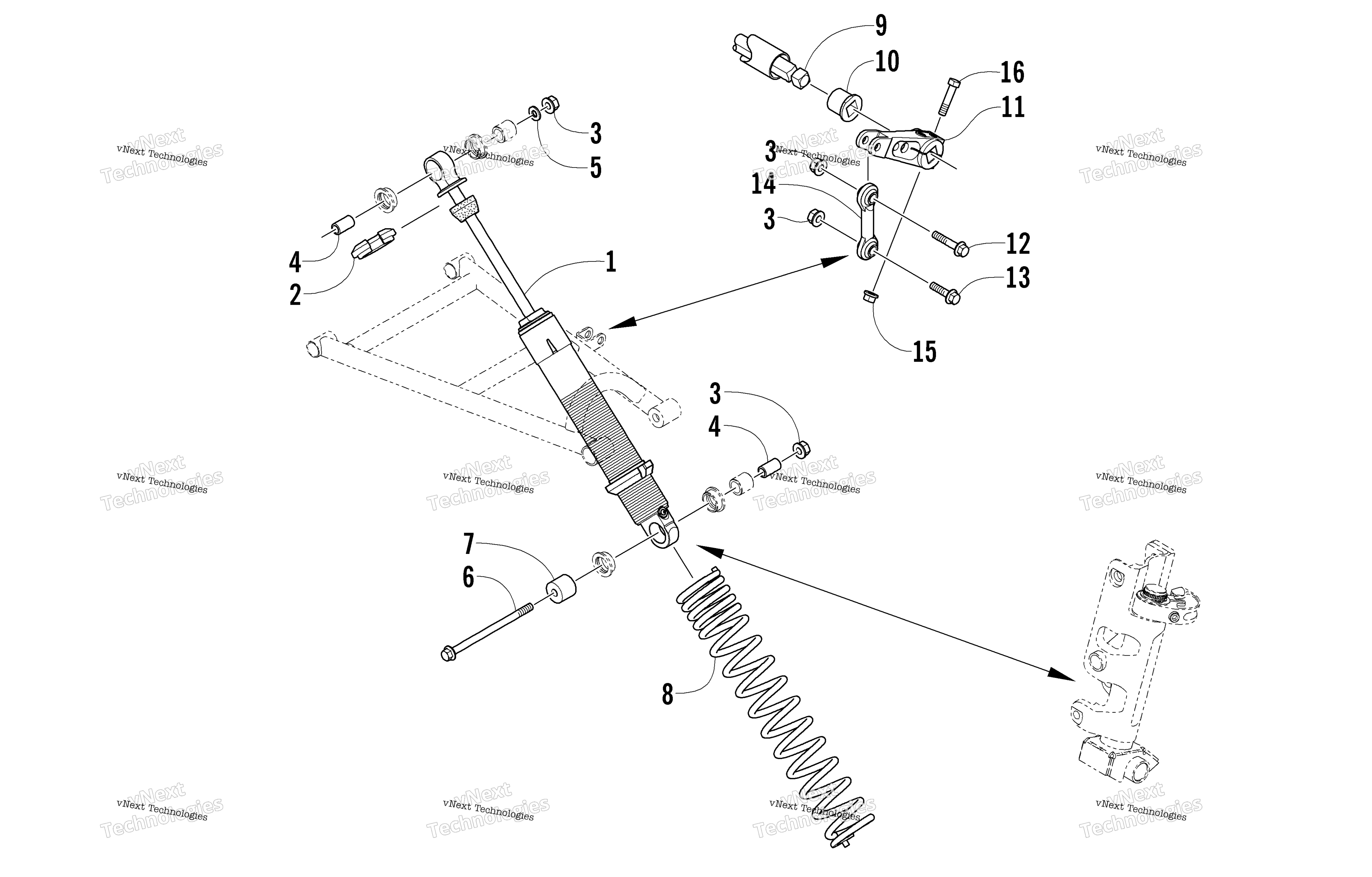 Амортизатор Absorber And Sway Bar Assembly