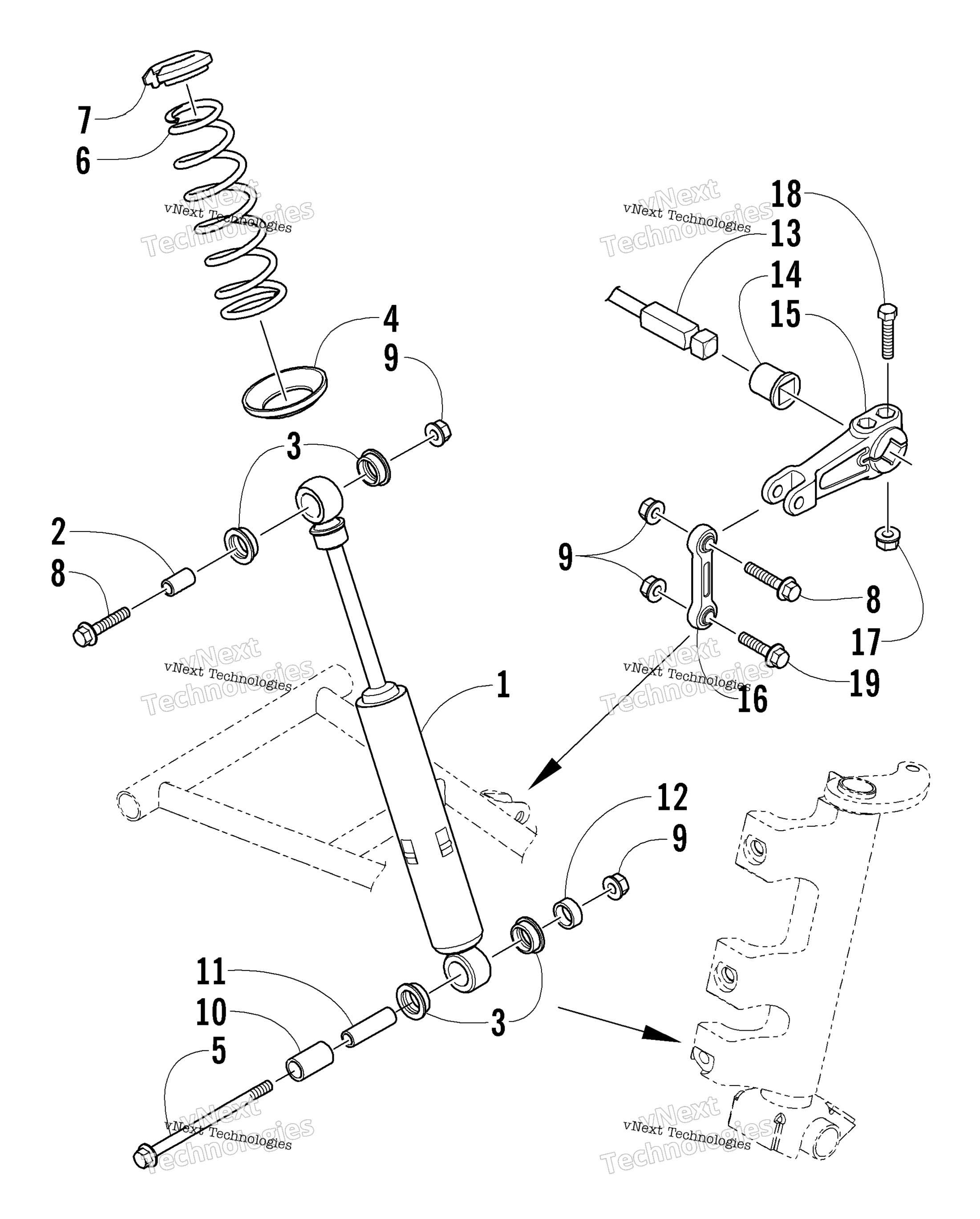 Амортизатор Absorber And Sway Bar Assembly