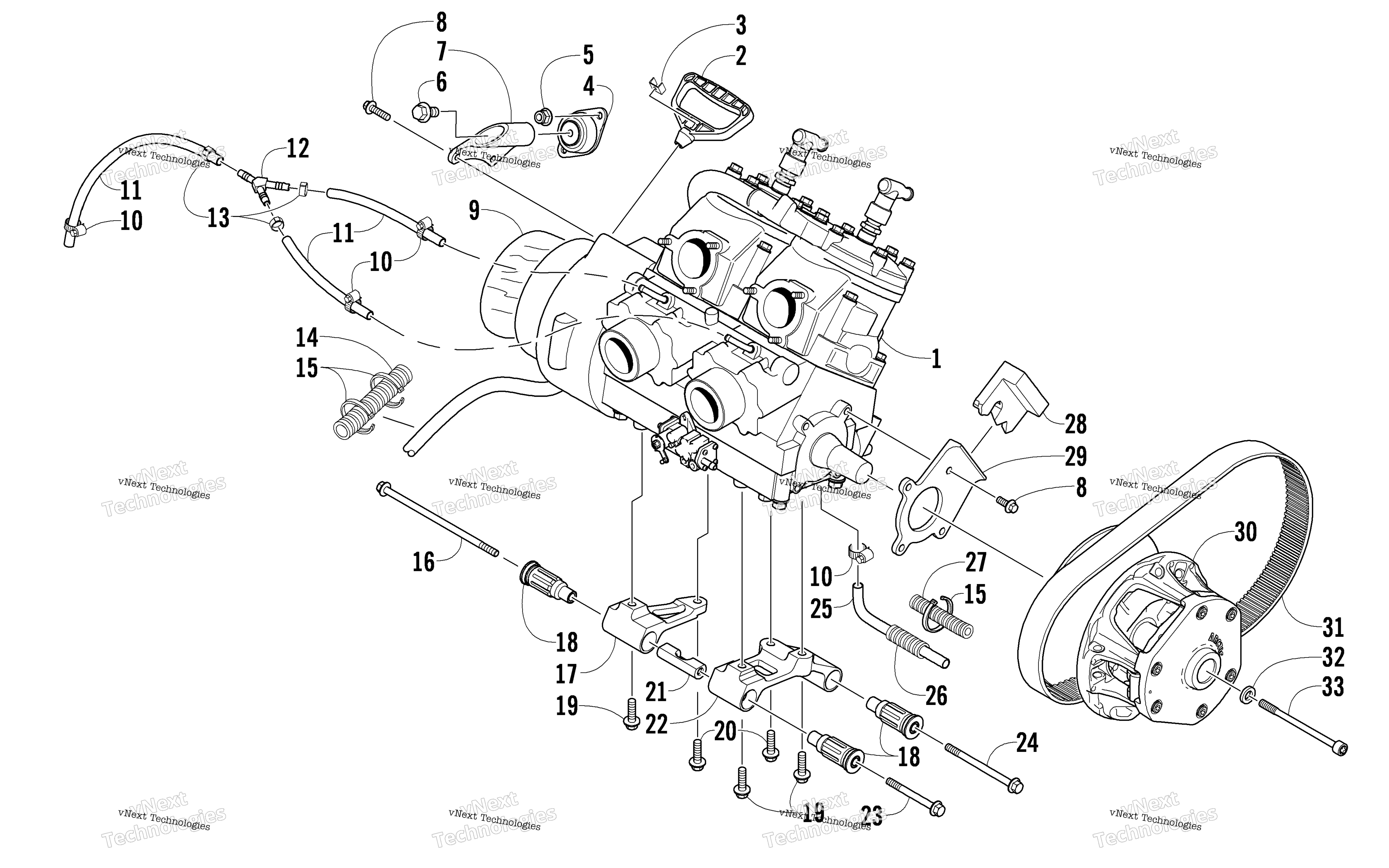 Двигатель And Related Parts